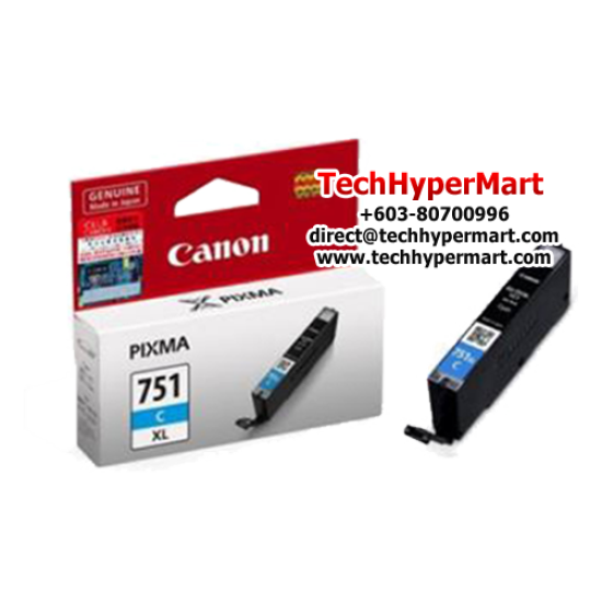 Canon CLI-751C XL, CLI-751M XL, CLI-751Y XL Dye Ink Tank (11ml) (Original Cartridge, For iP7270/8770, MG5670/5570) Canon CLI-751C XL, CLI-751M XL, CLI-751Y XL Dye Ink Tank (11ml) (Original Cartridge, For iP7270/8770, MG5670/5570)