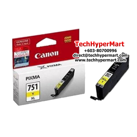 Canon CLI-751C XL, CLI-751M XL, CLI-751Y XL Dye Ink Tank (11ml) (Original Cartridge, For iP7270/8770, MG5670/5570)