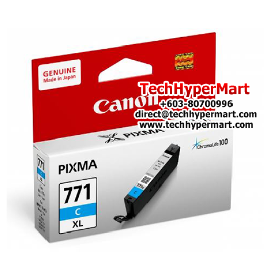 Canon CLI-771 XL Color Dye Ink Tank (10.8ml) (Compatible With MG5770/7770, TS5070/8070 Printer) Canon CLI-771 XL Color Dye Ink Tank (10.8ml) (Compatible With MG5770/7770, TS5070/8070 Printer)