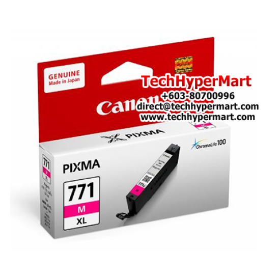 Canon CLI-771 XL Color Dye Ink Tank (10.8ml) (Compatible With MG5770/7770, TS5070/8070 Printer)