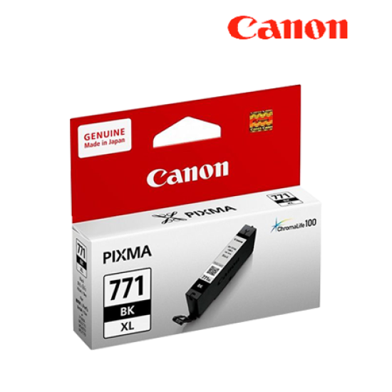 Canon CLI-771 Black XL Dye Ink Tank (10.8ml) (0341C001AA, For MG5770/7770, TS5070/8070)