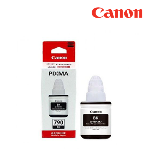 Canon GI-790 BK Black Ink Bottle (135 ml) (For Canon G1000/1010, G2000, G2010, G3000, G3010, G4000, G4010)