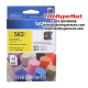 Brother LC563C, LC563M, LC563Y Color Ink Cartridge (Up To 600 Pages, For MFC-J2510 InkBenefit / MFC-J2310 InkBenefit)