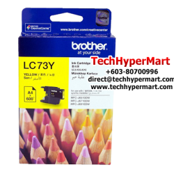 Brother LC73C, LC73M, LC73Y Ink Cartridge (Up To 600 Pages, For MFC-J430 / MFC-J5190DW)