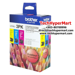 Brother LC73CL 3PK Colour Value Pack (Up To 600 Pages, For MFC-J430 / MFC-J5190DW)