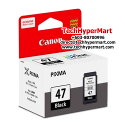 Canon PG-47 Black FINE cartridge (15ml) (9057B001AA, For E400, E410, E460, E470, E480, 3170 Printer)