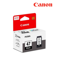 Canon PG-47 Black FINE cartridge (15ml) (9057B001AA, For E400, E410, E460, E470, E480, 3170 Printer)
