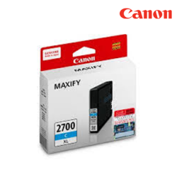 Canon PGI-2700C XL Cartridge (2500 Pages Yield, For iB4070/4170, MB5070/5170/5370/5470)