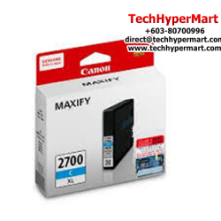 Canon PGI-2700C XL Cartridge (2500 Pages Yield, For iB4070/4170, MB5070/5170/5370/5470)