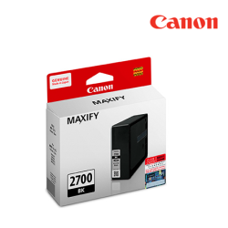 Canon PGI-2700PBK Black Cartridge (1,000 Pages Yield, For iB4070/4170, MB5070/5170/5370/5470)