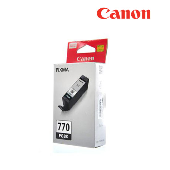 Canon PGI-770 Black Pigment Ink Tank (15.4ml) (0374C001AA, For MG5770/7770, TS5070/8070)