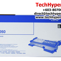 Brother TN-2260 Toner Black Cartridge (Up To 1,200 Pages, For HL-2270DW / DCP-7060D / MFC-7360)
