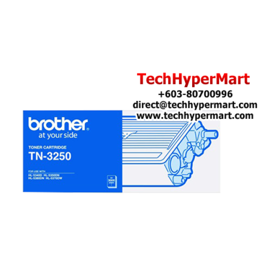 Brother TN-3250 Toner Black Cartridge (Up To 3,000 Pages, For HL-5370W / MFC-8380DN)