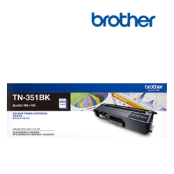 Brother TN-351BK Toner Black Cartridge (Up To 2,500 Pages, For HL-L8350CDW / MFC-L8850CDW)