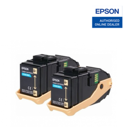 Epson C13S050606(Y), S050607(M), S050608(C) Color Double Toner (Up to 7500, For AL-C9300DN)