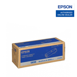 Epson C13S050698 Standard Capacity Black Toner (Up to 12,000 Page Yield, For AL-M400DN)