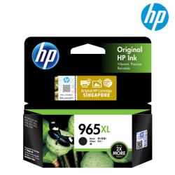 HP 965XL Black Original Ink Cartridge (3JA84AA) (2,000 Pages, For OfficeJet Pro 9010, 9020)