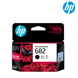 HP 682 Black Original Cartridge (3YM77AA, 480 Pages Yield,  For 6075, 6475, 4176)