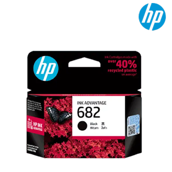 HP 682 Black Original Cartridge (3YM77AA, 480 Pages Yield, For 6075, 6475, 4176) HP 682 Black Original Cartridge (3YM77AA, 480 Pages Yield, For 6075, 6475, 4176)
