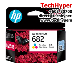 HP 682 Black Original Cartridge (3YM77AA, 480 Pages Yield,  For 6075, 6475, 4176)