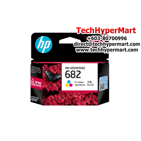 HP 682 Black Original Cartridge (3YM77AA, 480 Pages Yield,  For 6075, 6475, 4176)