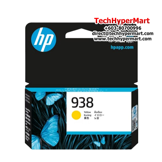 HP 938  Color Original Ink Cartridge (4S6X5PA, 1250 Pages Yield, For OfficeJet Pro 9120, 9130, 9720, 9730)