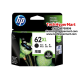 HP 62XL High Yield Black Original Ink Cartridge (C2P05AA) (Pigment-based, 600 Pages yield)