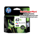 HP 62XL High Yield Tri-color Original Ink Cartridge (C2P07AA) (Dye-based, 415 Pages yield)
