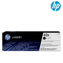 HP 43X Black Toner Cartridge (C8543X, 30,000 Pages, For 9000, 9050)