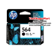 HP 564 Black Original Ink Cartridge (CB316WA) (Pigment-based, 250 Pages Yield)
