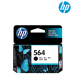 HP 564 Black Original Ink Cartridge (CB316WA) (Pigment-based, 250 Pages Yield)