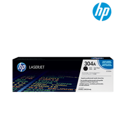 HP 304A Black Toner Cartridge (CC530A, 3,500 Pages, For CP2025)