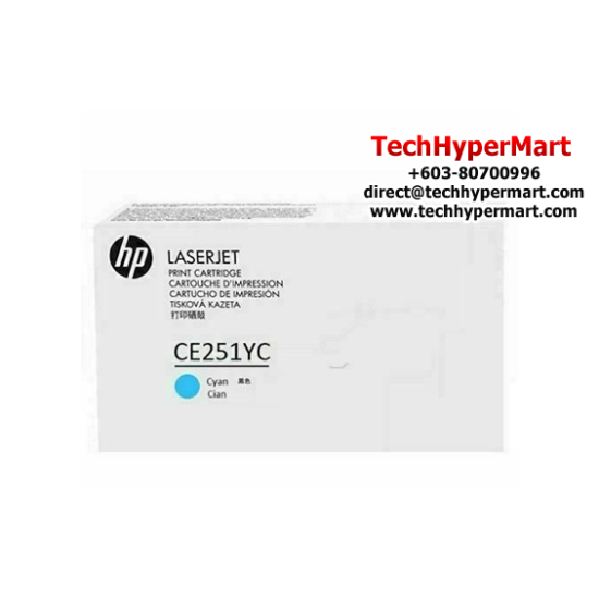 HP Contr Toner Cartridge (CE251YC, 7900 Pages Yield, For LaserJet)