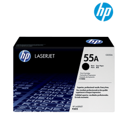 HP 55A Black Toner Cartridge (CE255A, 6,000 Pages, For P3015)