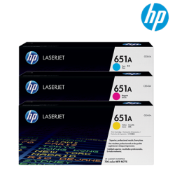 HP 650A Color Toner Cartridge (CE341A(C), CE343A(M), CE342A(Y), 16,000 Pages, For 700 Color MFP 775)
