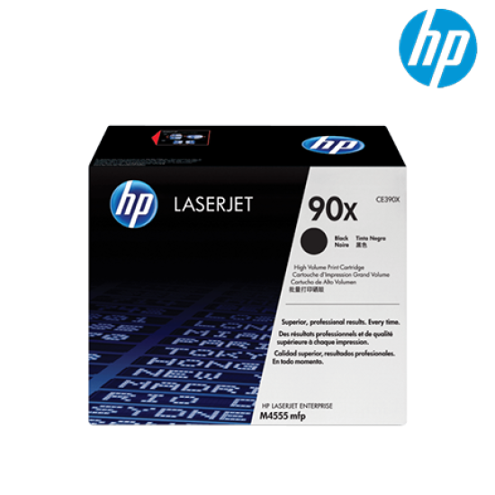 HP 90X Black Toner Cartridge (CE390X, 24,000 Pages, For M4555MFP) HP 90X Black Toner Cartridge (CE390X, 24,000 Pages, For M4555MFP)