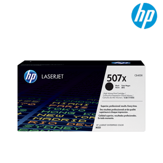 HP 507X Black Toner Cartridge (CE400X, 11,000 Pages, For 500 Color M551n) HP 507X Black Toner Cartridge (CE400X, 11,000 Pages, For 500 Color M551n)
