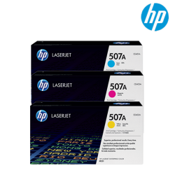 HP 507A Color Toner Cartridge (CE401A(C), CE403A(M), CE402A(Y), 6,000 Pages, For 500 Color M551n)