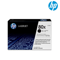 HP 80X Black Toner Cartridge (CF280X, 6,900 Pages, For M401, M425)