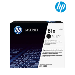 HP 81X Black Toner Cartridge (CF281X, 25,000 Pages, For MFP M630f)