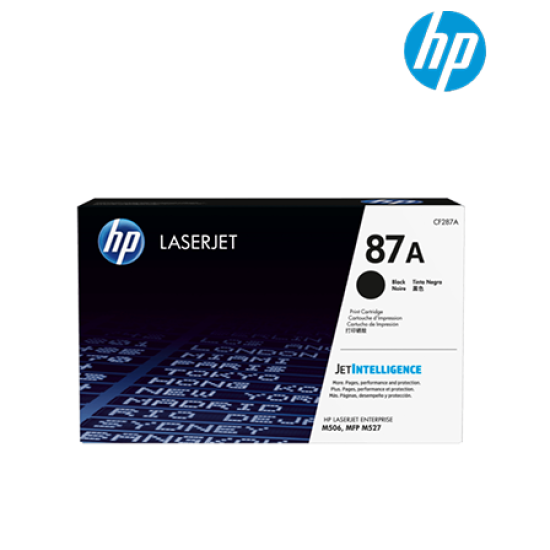 HP 87A Black Toner Cartridge (CF287A, 9,000 Pages, For M506)
