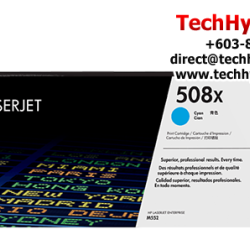 HP 508X Color Toner Cartridge (CF361X(C), CF363X(M), CF362X(Y), 9,500 Page Yield, For M552)