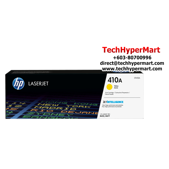 HP 410A Color Toner Cartridge (CF411A(C), CF413A(M), CF412A(Y), 2,300 Pages Yield, For M452) HP 410A Color Toner Cartridge (CF411A(C), CF413A(M), CF412A(Y), 2,300 Pages Yield, For M452)