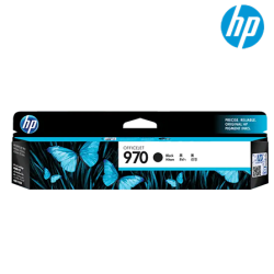 HP 970 Black Ink Cartridge (CN621AA, 3000 Pages Yield, For K6)