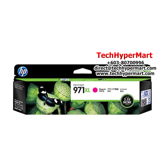 HP 971XL High Yield Magenta Original Ink (CN627AA) (For Color LaserJet Pro M254 Series, 6600 Pages) HP 971XL High Yield Magenta Original Ink (CN627AA) (For Color LaserJet Pro M254 Series, 6600 Pages)