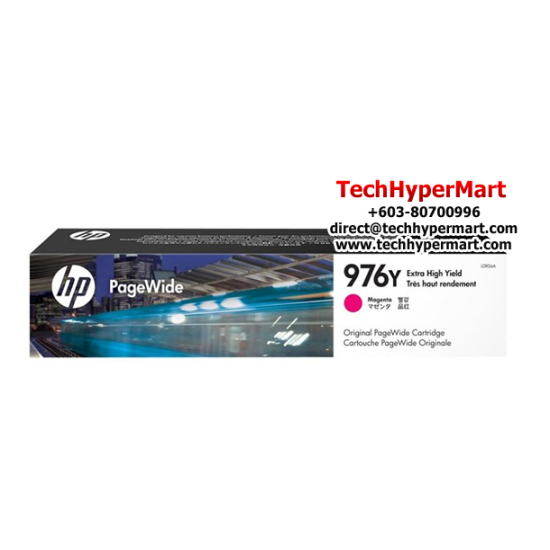 HP 976Y Extra High Yield Magenta Original PageWide (L0R06A) (For PageWide Pro 552dw, 577dw, 577z) HP 976Y Extra High Yield Magenta Original PageWide (L0R06A) (For PageWide Pro 552dw, 577dw, 577z)