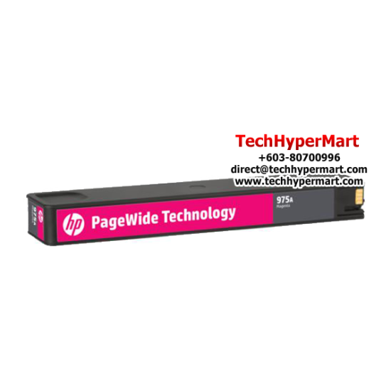 HP 975A Magenta Original PageWide Cartridge (L0R91AA) (For 452dw, 477dw, 552dw, 577dw, 577z, 3000 Yield)