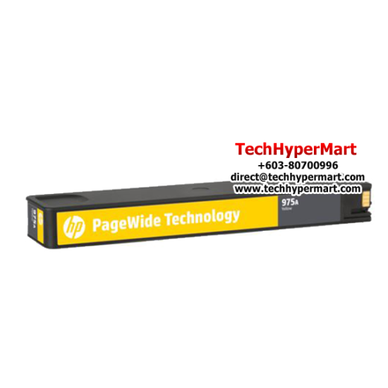 HP 975A Yellow Original PageWide Cartridge (L0R94AA) (For PageWide Pro 452dw, 477dw, 552dw, 577dw, 577z, 3000 Pages Yield) HP 975A Yellow Original PageWide Cartridge (L0R94AA) (For PageWide Pro 452dw, 477dw, 552dw, 577dw, 577z, 3000 Pages Yield)