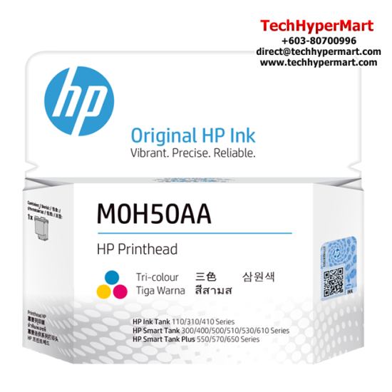 HP Tri-Colour Printhead (M0H50AA, 2400 Page Yield, For 115, 315, 415, 319, 419, 515, 615)