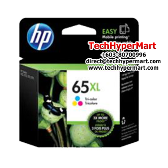 HP 65XL Tri-color Original Ink (N9K03AA) (For Deskjet 2620 3720 3721 3723 5000 series AiO) HP 65XL Tri-color Original Ink (N9K03AA) (For Deskjet 2620 3720 3721 3723 5000 series AiO)